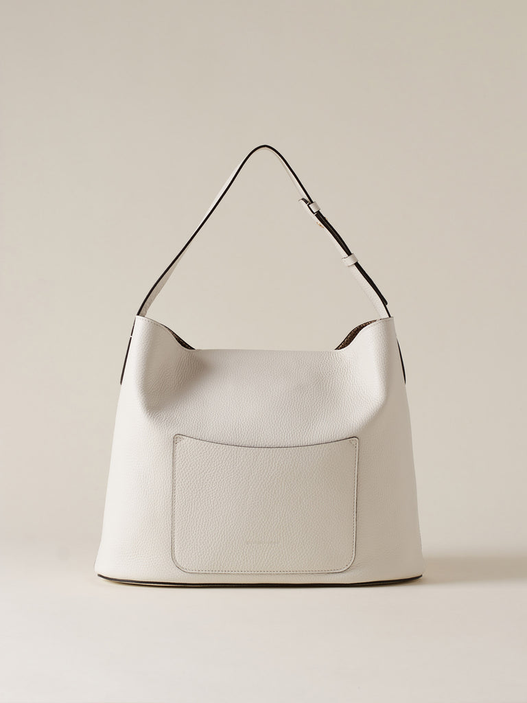 Borsa a spalla in Pelle  - PREMIER                       BORSA HOBO MEDIUM - Borbonese