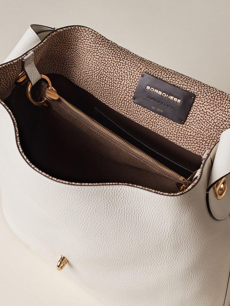 Borsa a spalla in Pelle  - PREMIER                       BORSA HOBO MEDIUM - Borbonese