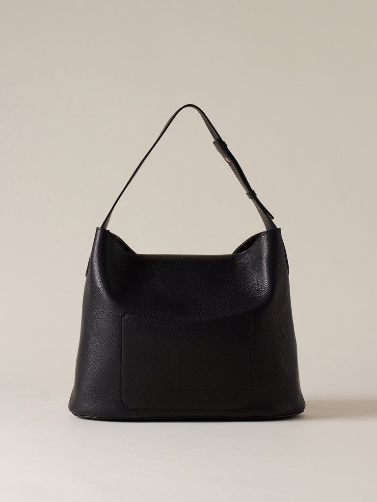 Borsa a spalla in Pelle  - PREMIER                       BORSA HOBO MEDIUM - Borbonese