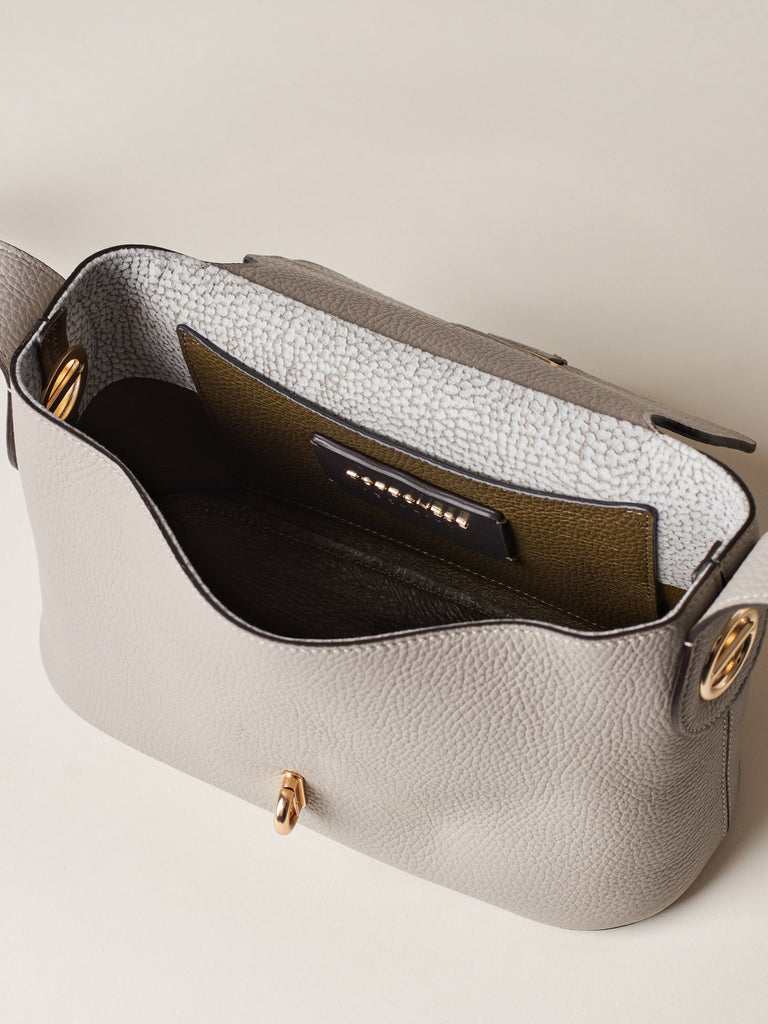 Borsa a tracolla in pelle - PREMIER TRACOLLA SMALL - Borbonese