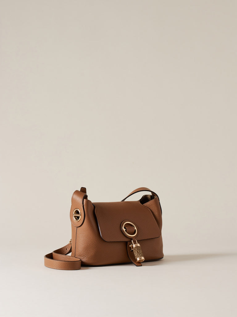 Borsa a tracolla in pelle - PREMIER TRACOLLA SMALL - Borbonese