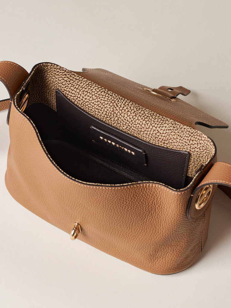 Borsa a tracolla in pelle - PREMIER TRACOLLA SMALL - Borbonese
