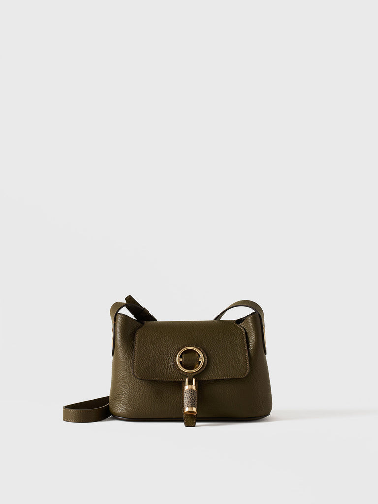Borsa a tracolla in pelle - PREMIER TRACOLLA SMALL - Borbonese
