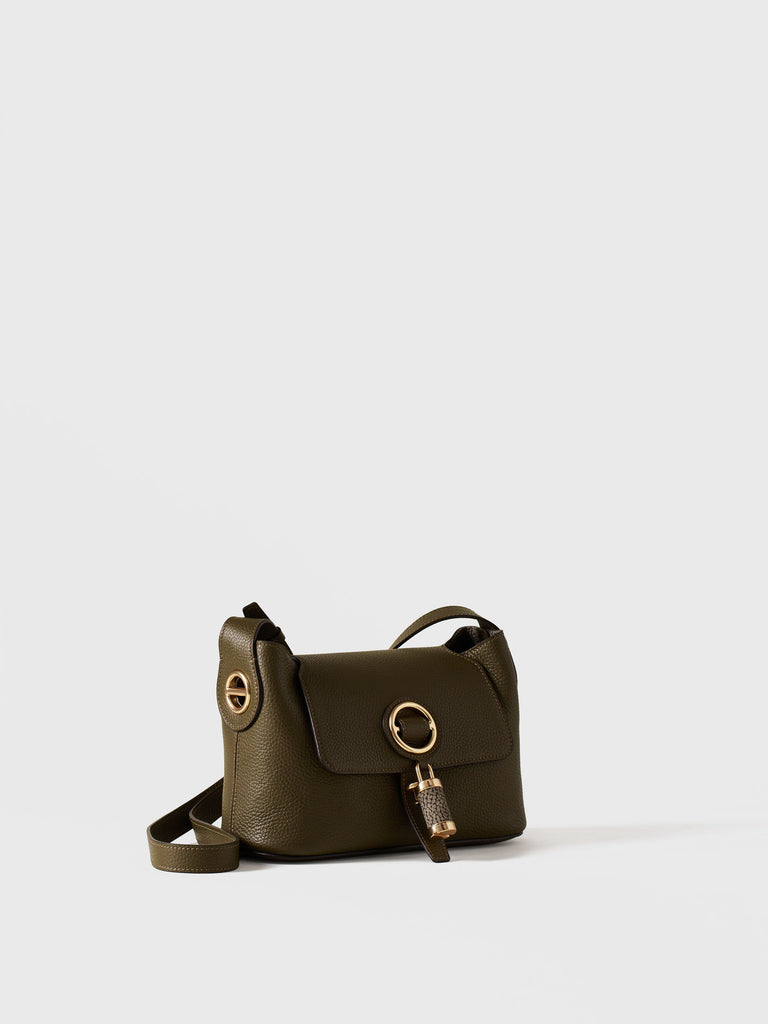 Borsa a tracolla in pelle - PREMIER TRACOLLA SMALL - Borbonese