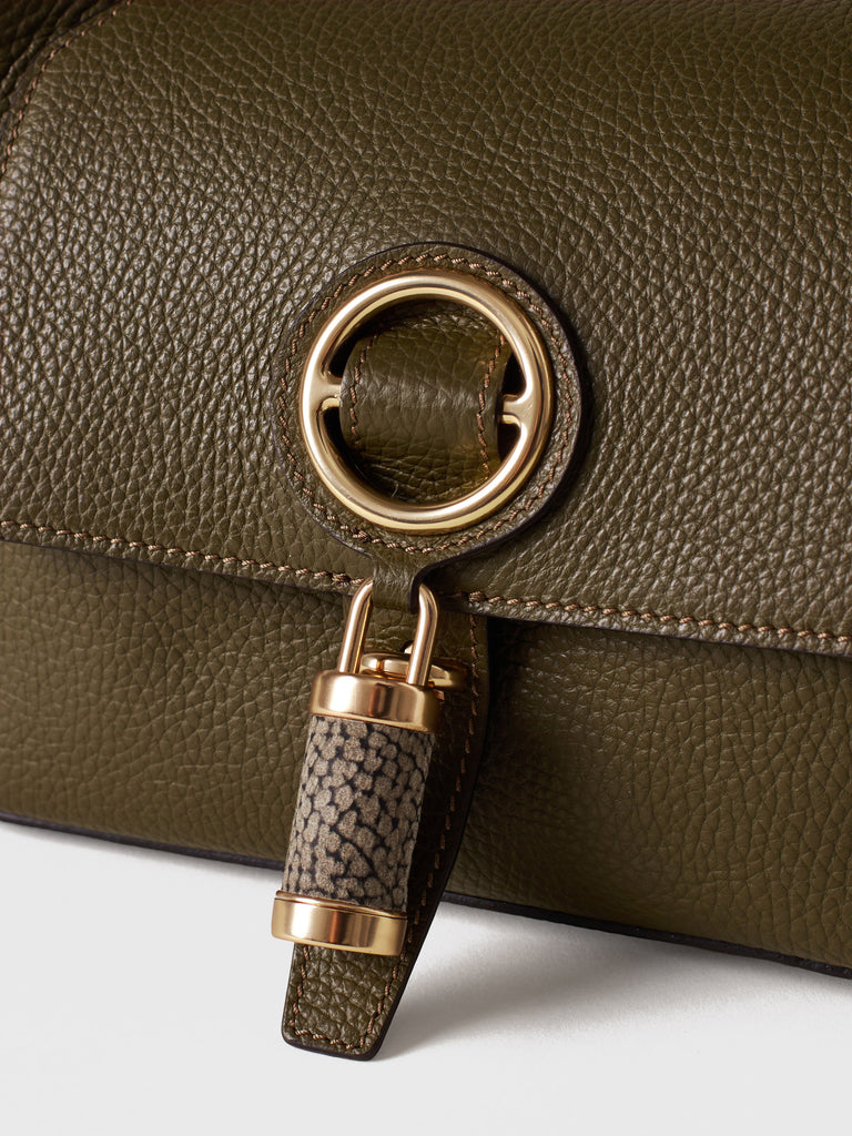 Borsa a tracolla in pelle - PREMIER TRACOLLA SMALL - Borbonese