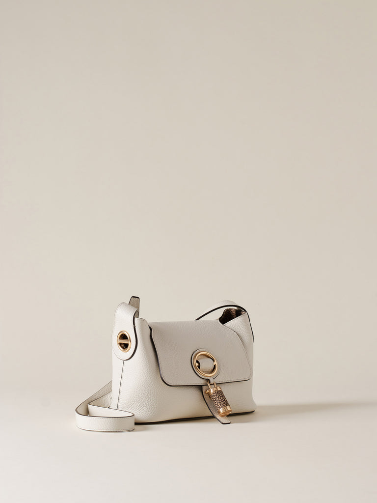 Borsa a tracolla in pelle - PREMIER TRACOLLA SMALL - Borbonese