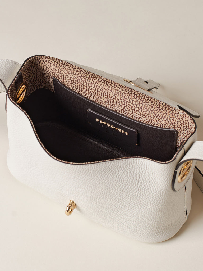 Borsa a tracolla in pelle - PREMIER TRACOLLA SMALL - Borbonese