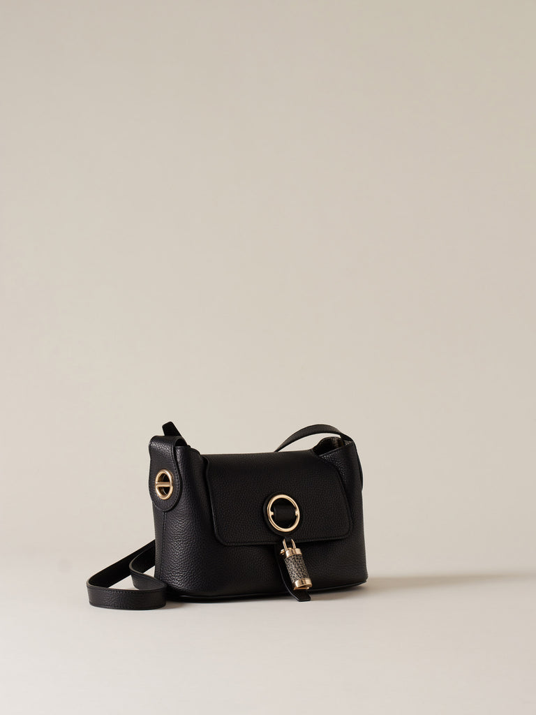 Borsa a tracolla in pelle - PREMIER TRACOLLA SMALL - Borbonese