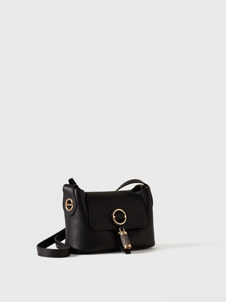 Borsa a tracolla in pelle - PREMIER TRACOLLA SMALL - Borbonese