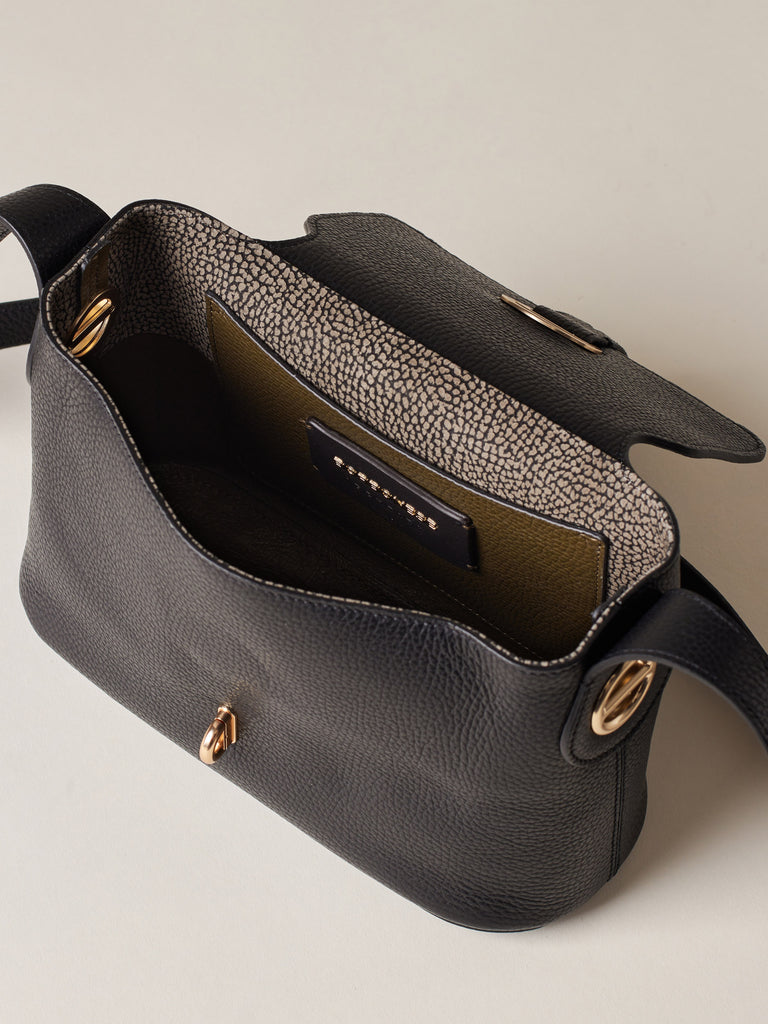 Borsa a tracolla in pelle - PREMIER TRACOLLA SMALL - Borbonese