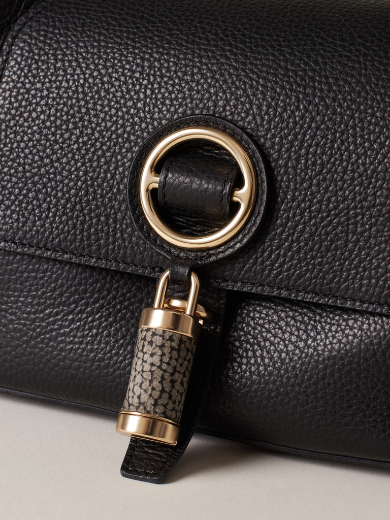 Borsa a tracolla in pelle - PREMIER TRACOLLA SMALL - Borbonese