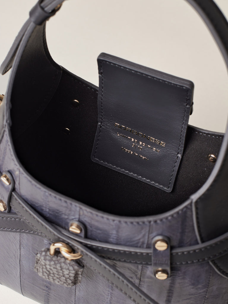 Eel Leather Hobo bag - LIMITED EDITION MINI BAG - Borbonese