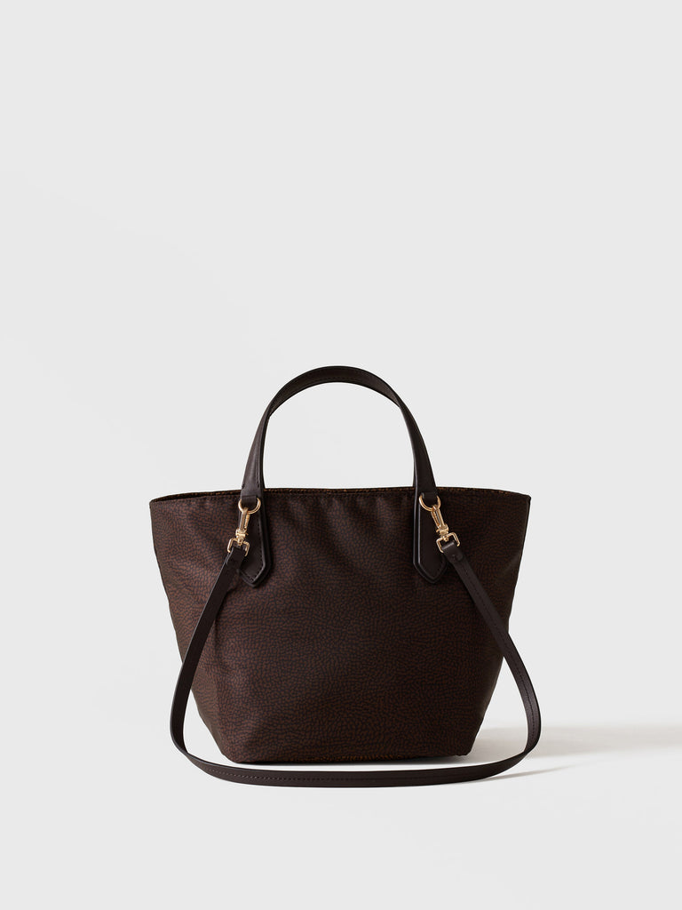 Borsa a mano in tessuto Op - ESCAPE BORSA SHOPPING SMALL - Borbonese