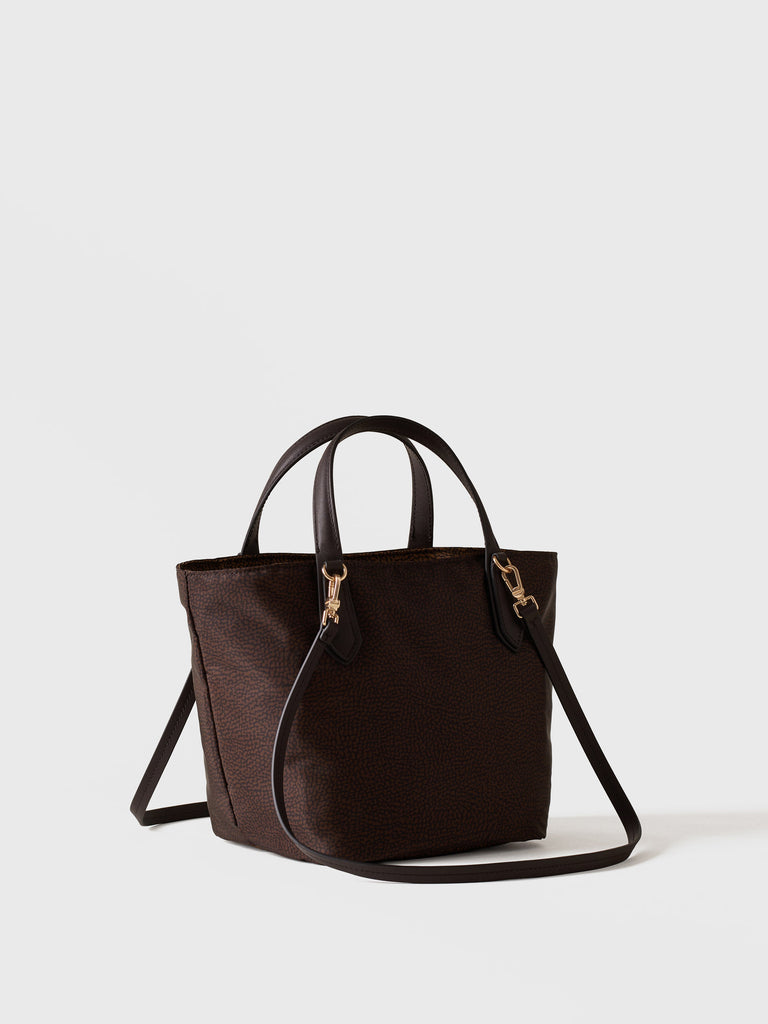 Borsa a mano in tessuto Op - ESCAPE BORSA SHOPPING SMALL - Borbonese
