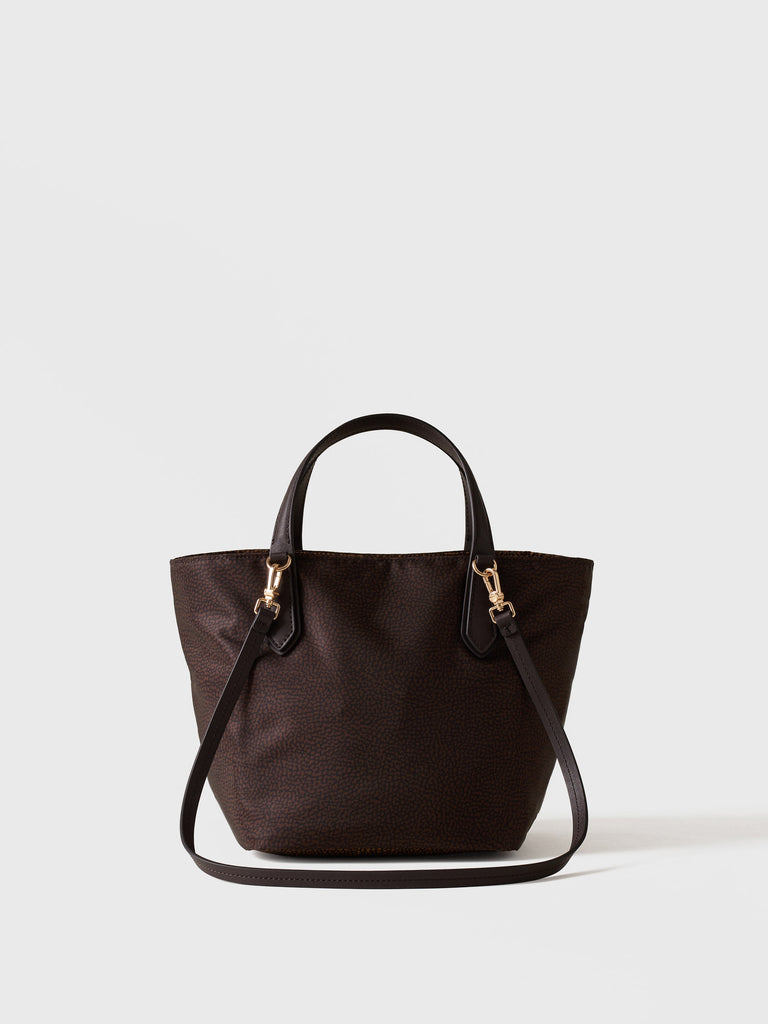 Borsa a mano in tessuto Op - ESCAPE BORSA SHOPPING SMALL - Borbonese
