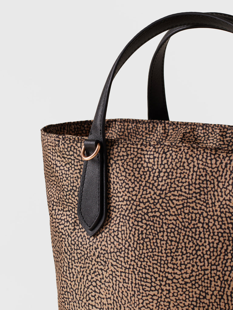 Borsa a mano in tessuto Op - ESCAPE BORSA SHOPPING SMALL - Borbonese
