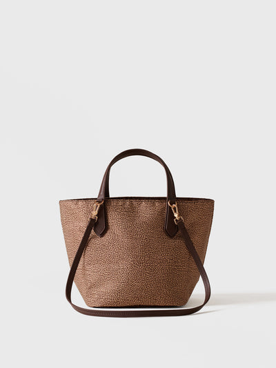 ESCAPE SMALL SHOPPING BAG - Appoggio Feed - Borbonese