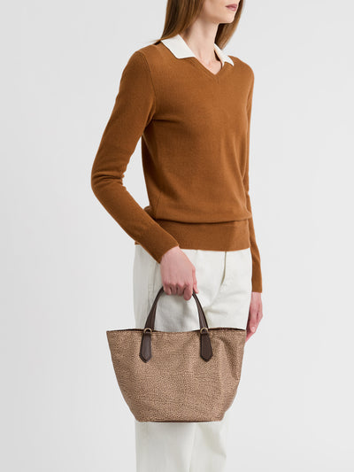 ESCAPE SMALL SHOPPING BAG - Appoggio Feed - Borbonese