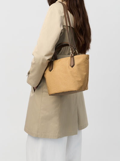 ESCAPE SMALL SHOPPING BAG - Appoggio Feed - Borbonese