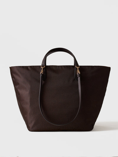 ESCAPE LARGE SHOPPING BAG - Appoggio Feed - Borbonese