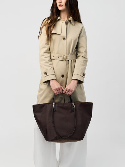 ESCAPE LARGE SHOPPING BAG - Appoggio Feed - Borbonese