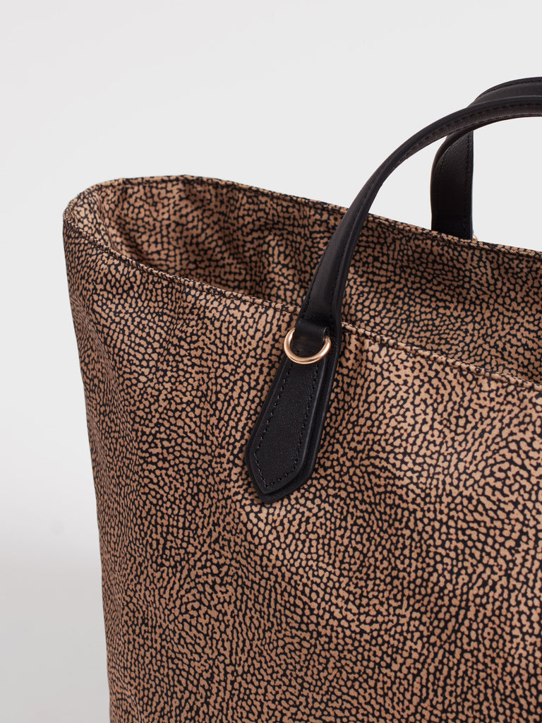 Borsa a spalla in tessuto Op - ESCAPE BORSA SHOPPING LARGE - Borbonese