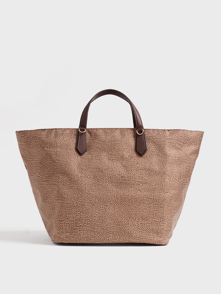 Borsa a spalla in tessuto Op - ESCAPE BORSA SHOPPING LARGE - Borbonese