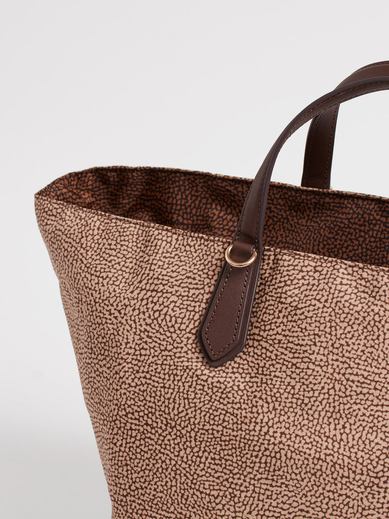 Borsa a spalla in tessuto Op - ESCAPE BORSA SHOPPING LARGE - Borbonese