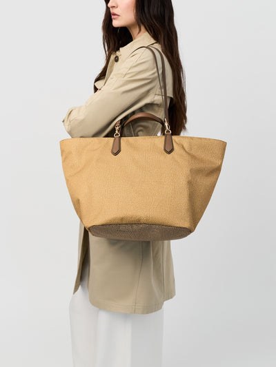 ESCAPE LARGE SHOPPING BAG - Appoggio Feed - Borbonese