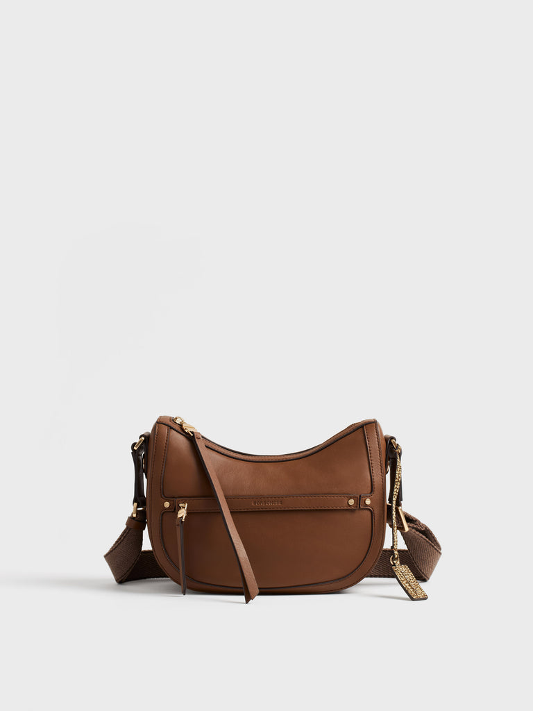 Leather shoulder bag - LUNA BAG MINI - Borbonese