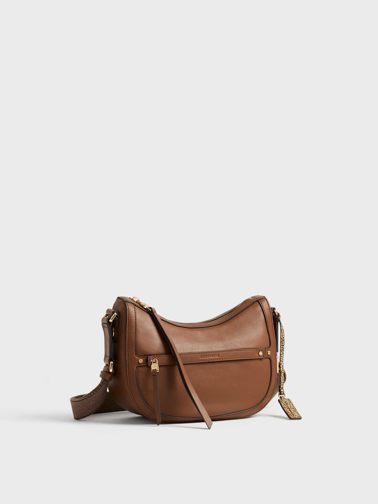 Leather shoulder bag - LUNA BAG MINI - Borbonese