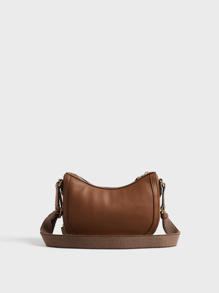 Leather shoulder bag - LUNA BAG MINI - Borbonese