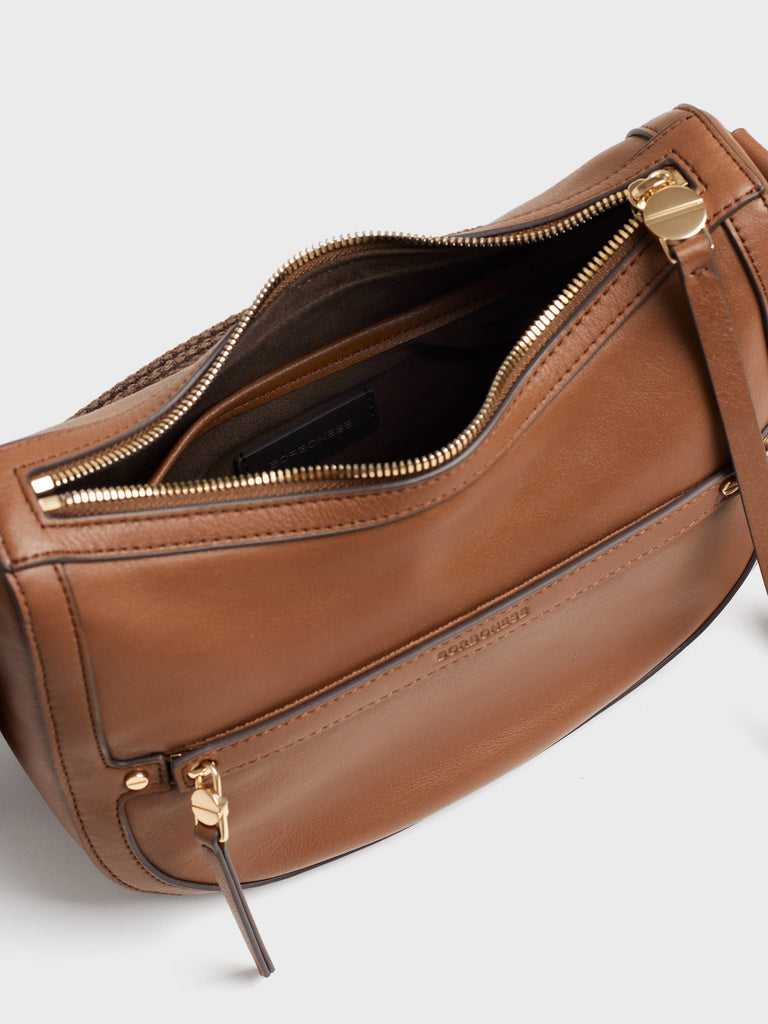 Leather shoulder bag - LUNA BAG MINI - Borbonese