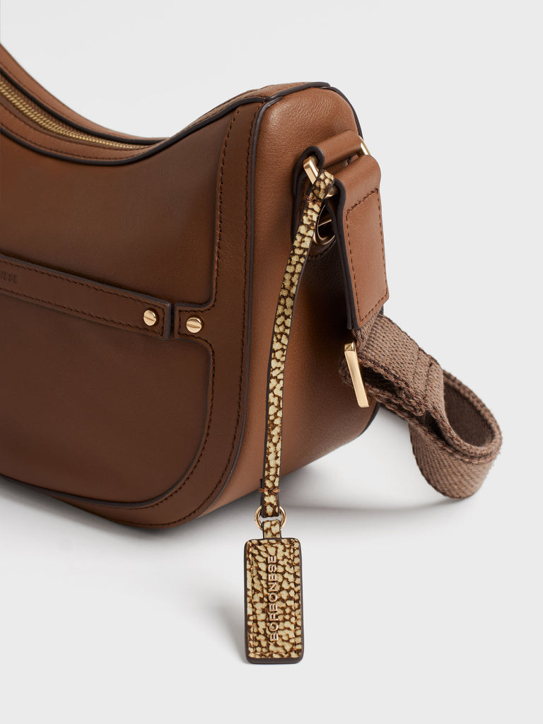 Leather shoulder bag - LUNA BAG MINI - Borbonese