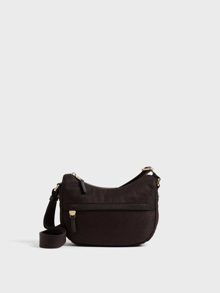 Borsa a tracolla in tessuto Op - B-CLUB LUNA BAG MINI - Borbonese