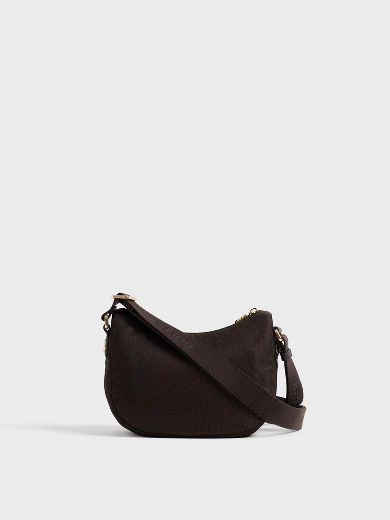 Borsa a tracolla in tessuto Op - B-CLUB LUNA BAG MINI - Borbonese