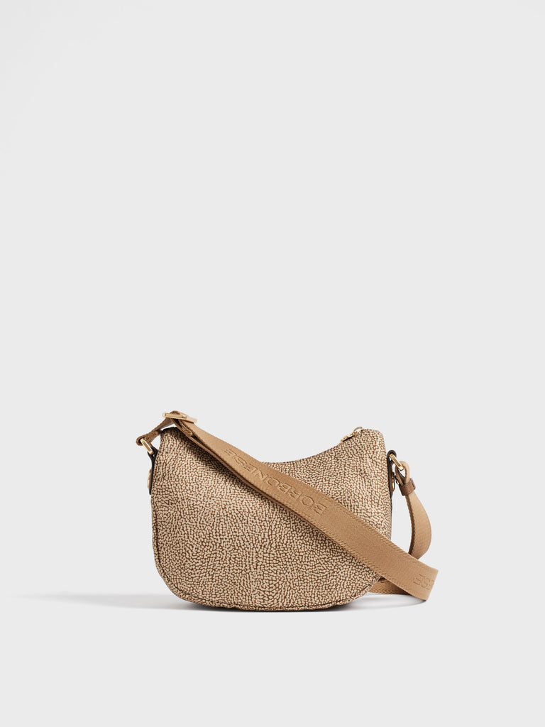 Borsa a tracolla in Tessuto riciclato Op - B-CLUB LUNA BAG MINI - Borbonese
