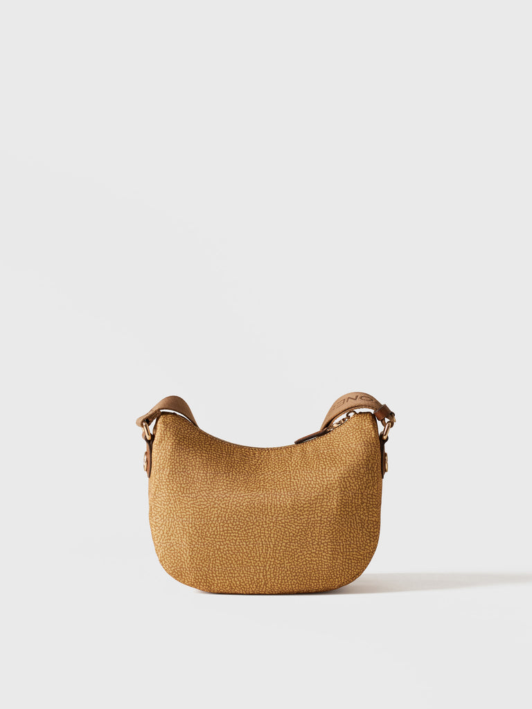 Borsa a tracolla in Tessuto riciclato Op - B-CLUB LUNA BAG MINI - Borbonese
