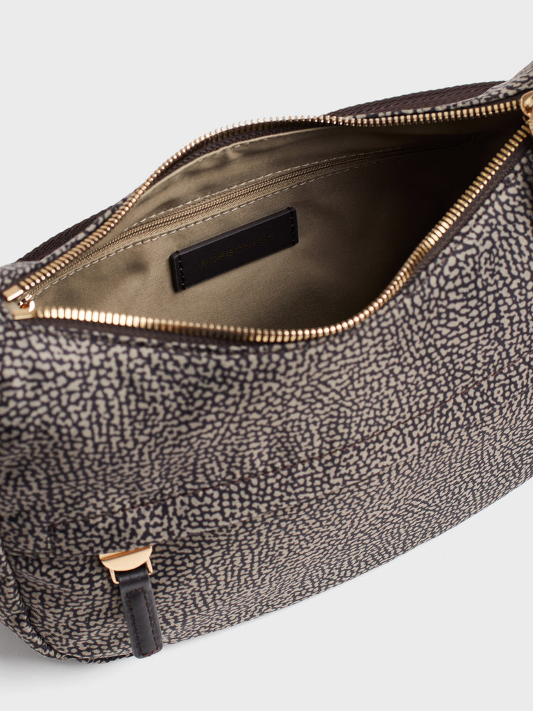 Borsa a tracolla in tessuto Op - B-CLUB LUNA BAG MINI - Borbonese