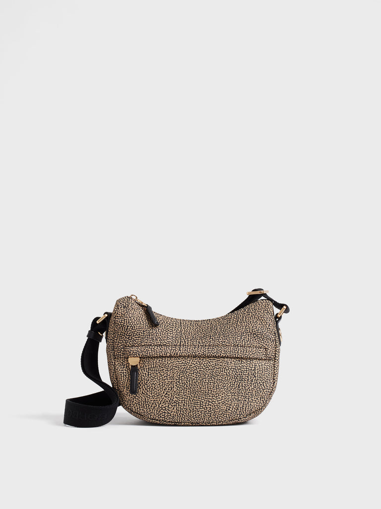Borsa a tracolla in tessuto Op - B-CLUB LUNA BAG MINI - Borbonese