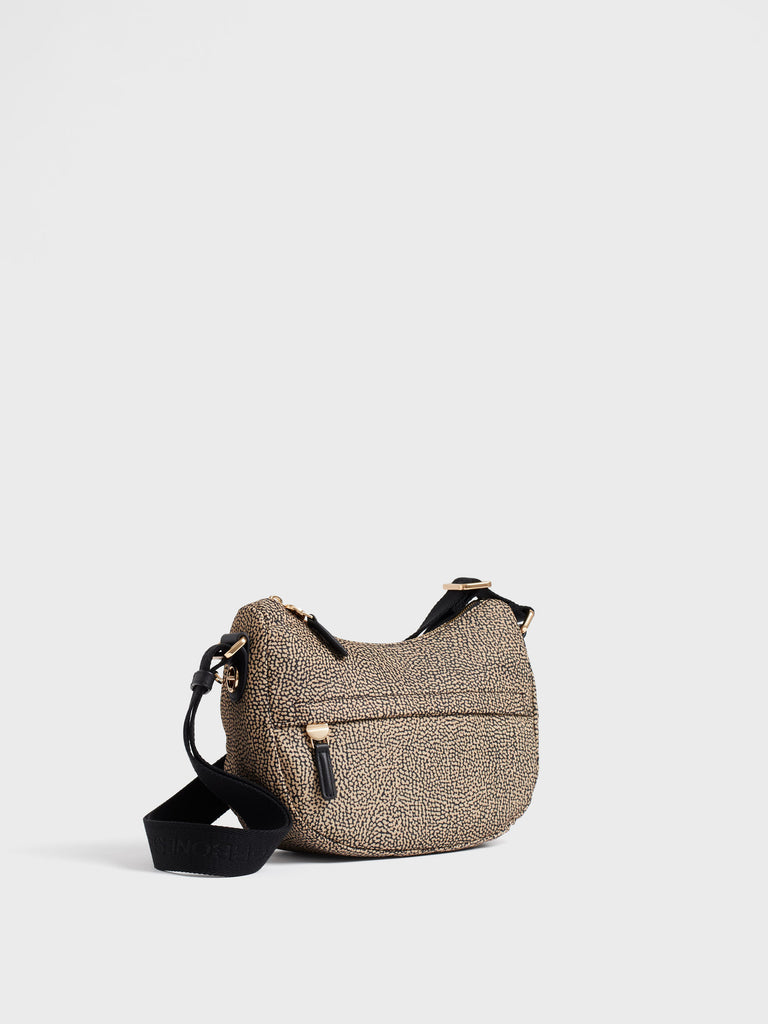 Borsa a tracolla in tessuto Op - B-CLUB LUNA BAG MINI - Borbonese