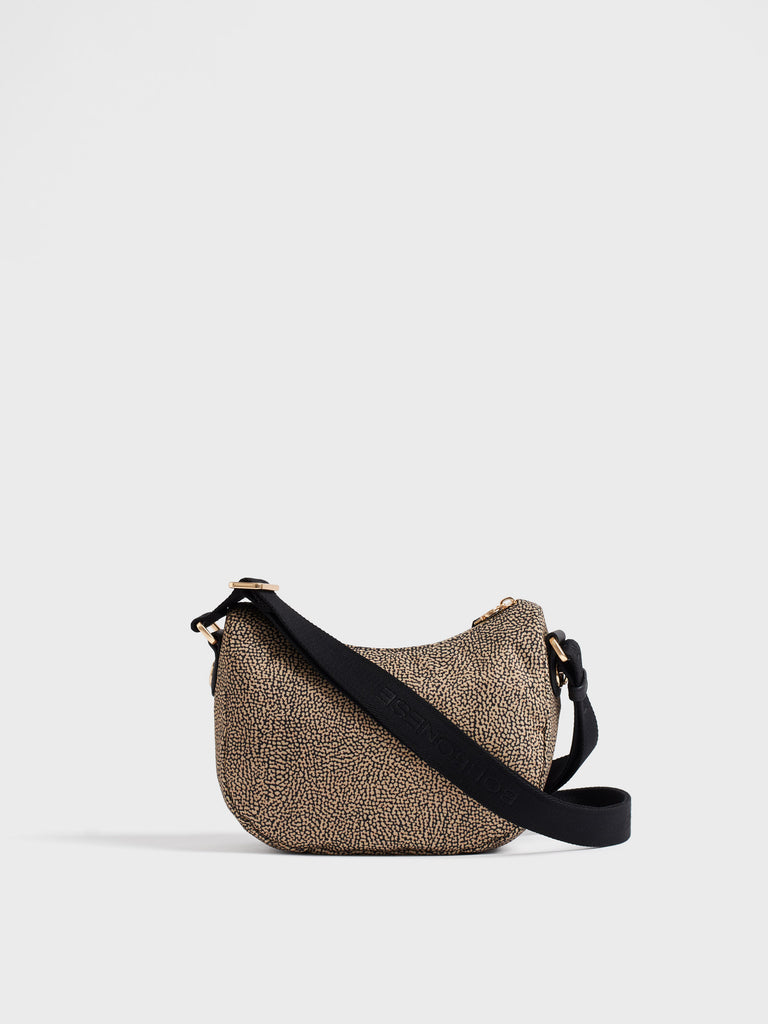 Borsa a tracolla in tessuto Op - B-CLUB LUNA BAG MINI - Borbonese