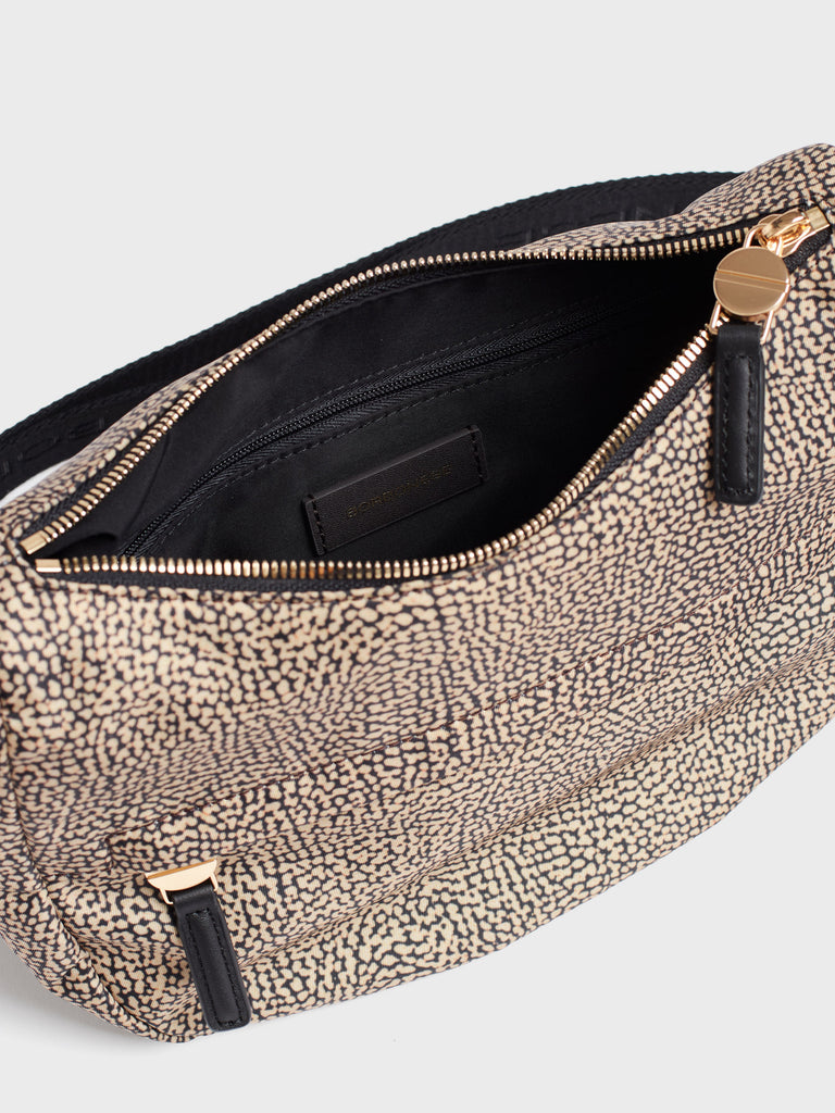 Borsa a tracolla in tessuto Op - B-CLUB LUNA BAG MINI - Borbonese