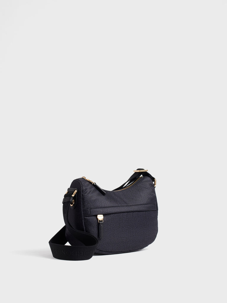 Borsa a tracolla in tessuto Op - B-CLUB LUNA BAG MINI - Borbonese