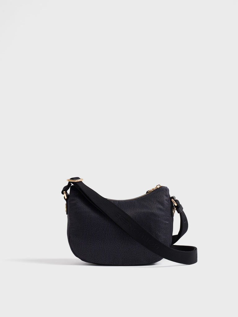Borsa a tracolla in tessuto Op - B-CLUB LUNA BAG MINI - Borbonese