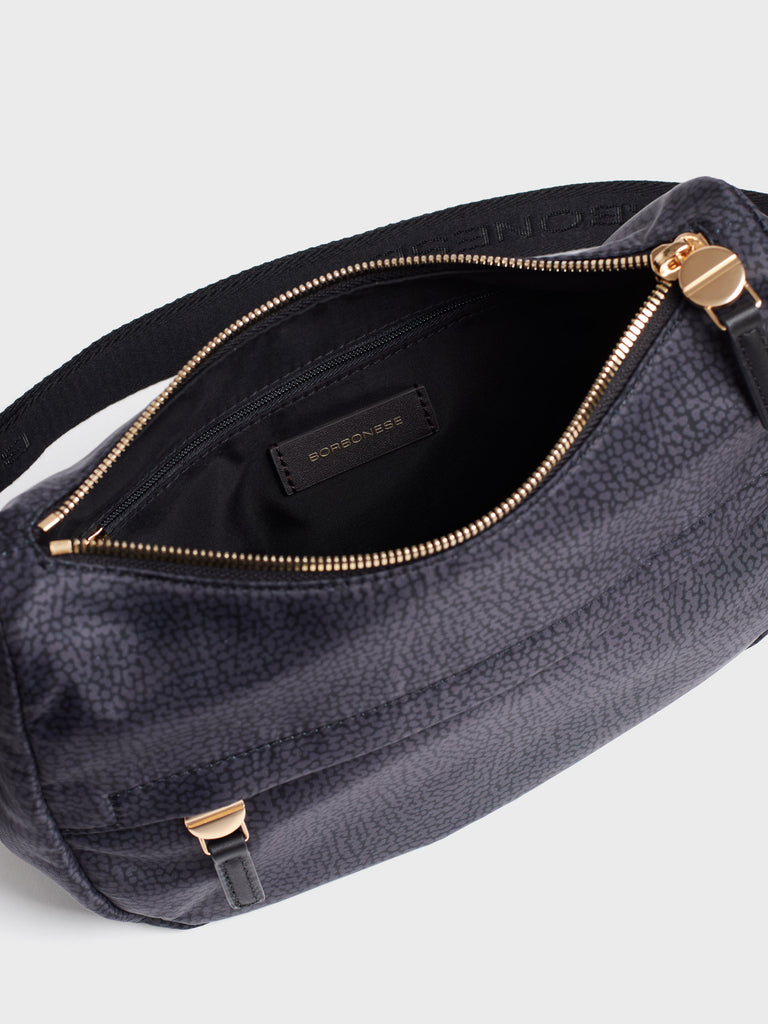 Borsa a tracolla in tessuto Op - B-CLUB LUNA BAG MINI - Borbonese