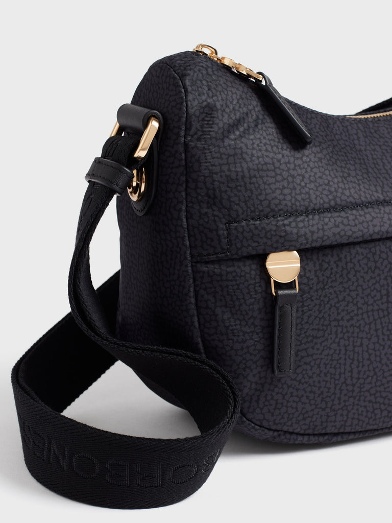 Borsa a tracolla in tessuto Op - B-CLUB LUNA BAG MINI - Borbonese