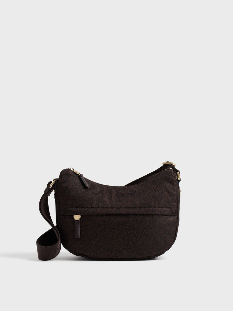 Shoulder bag in fabric Op - B-CLUB LUNA BAG SMALL - Borbonese