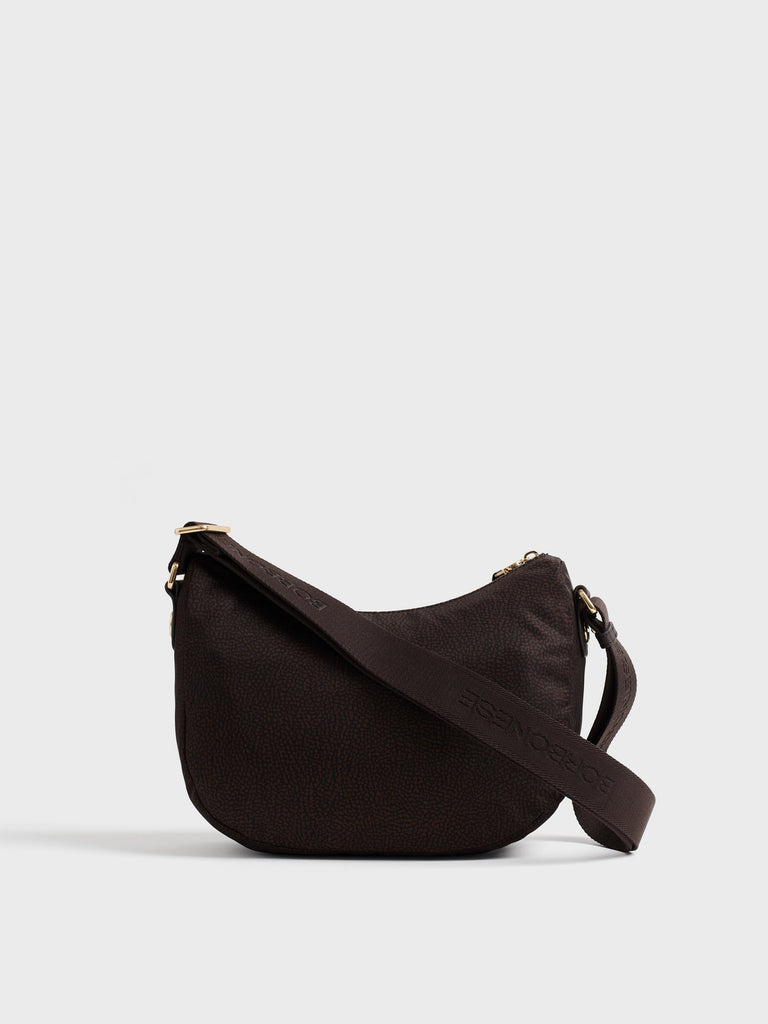 Shoulder bag in fabric Op - B-CLUB LUNA BAG SMALL - Borbonese