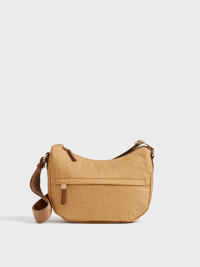 Shoulder bag in fabric Op - B-CLUB LUNA BAG SMALL - Borbonese